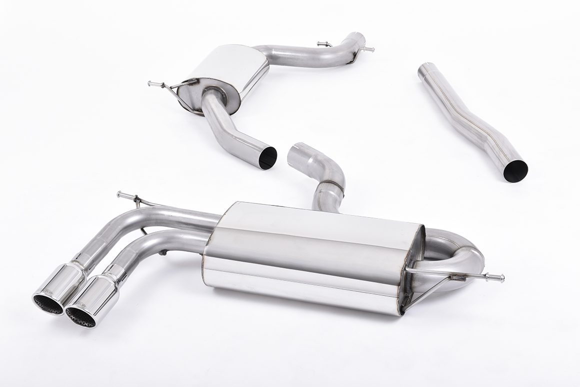 MILLTEK - Sport Exhaust System - Audi A3 3 Door (2008-2012) 1 MILLTEK - Sport Exhaust System - Audi A3 3 Door (2008-2012)