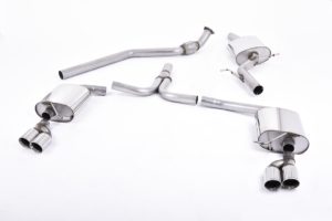MILLTEK - Sport Exhaust System - Audi A4 S line B8 (2008-2011)