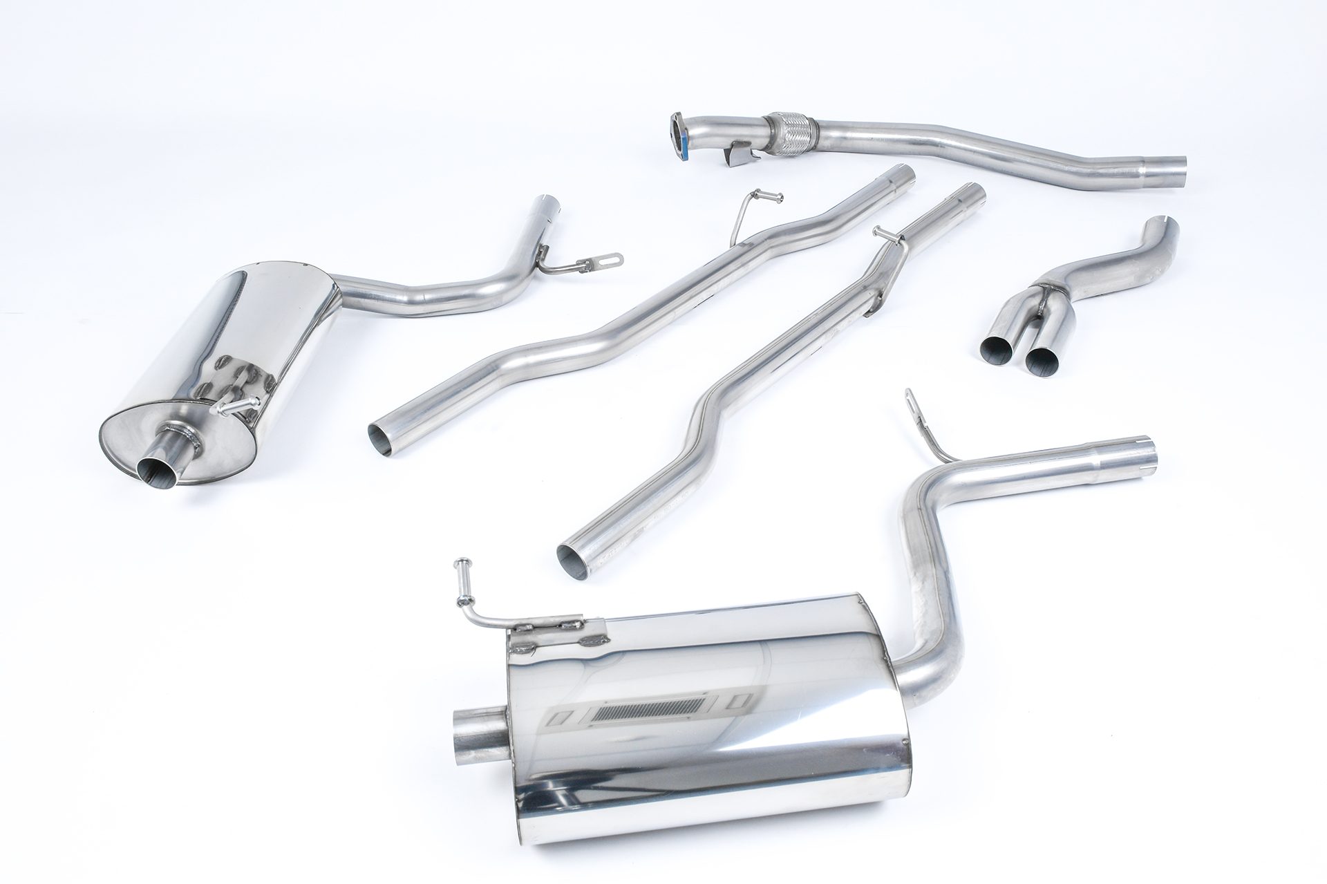 MILLTEK - Sport Exhaust System - Audi A4 B6 (2003-2005) 1 MILLTEK - Sport Exhaust System - Audi A4 B6 (2003-2005)