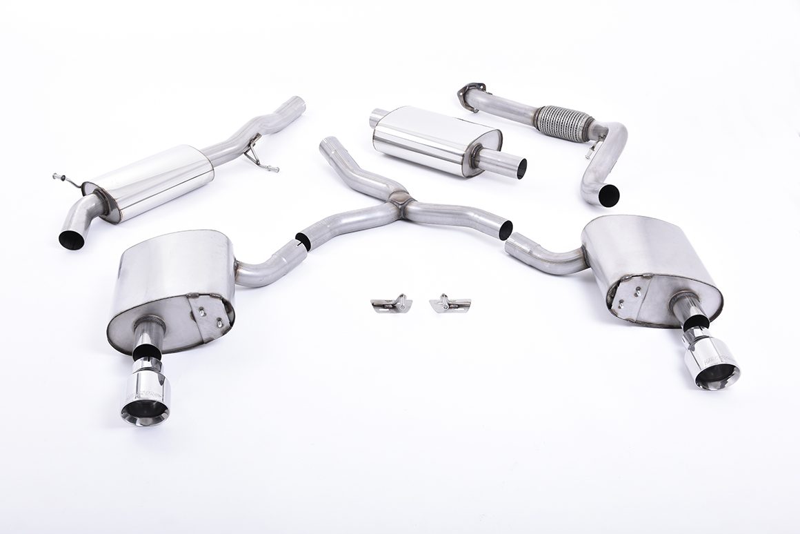 MILLTEK - Sport Exhaust System - Audi A4 B9 and later (2016) 1 MILLTEK - Sport Exhaust System - Audi A4 B9 and later (2016)