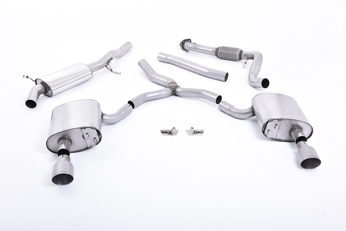 MILLTEK - Sport Exhaust System - Audi A4 B9 and later (2016) 1 MILLTEK - Sport Exhaust System - Audi A4 B9 and later (2016)