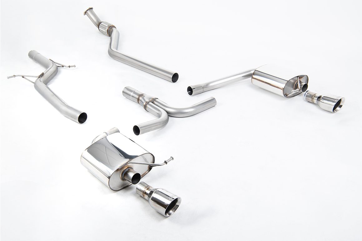 MILLTEK - Sport Exhaust System - Audi A4 S line B8 (2008-2011) 1 MILLTEK - Sport Exhaust System - Audi A4 S line B8 (2008-2011)