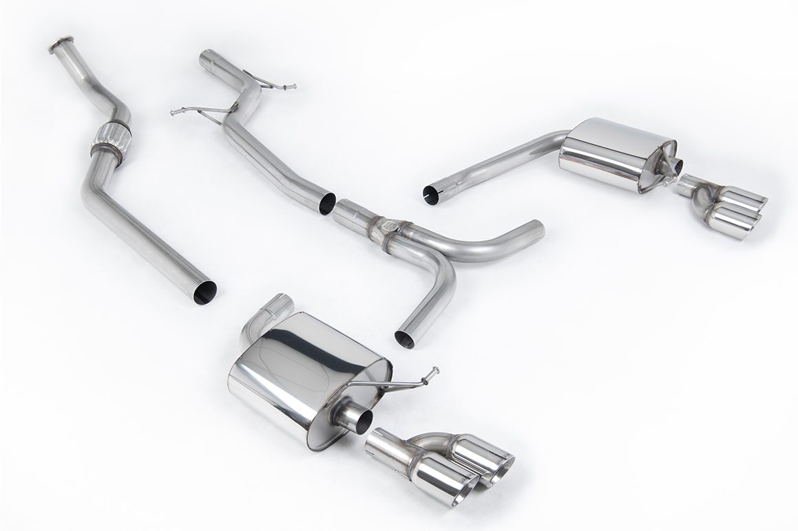 MILLTEK - Sport Exhaust System - Audi A4 S line B8 (2008-2011) 1 MILLTEK - Sport Exhaust System - Audi A4 S line B8 (2008-2011)