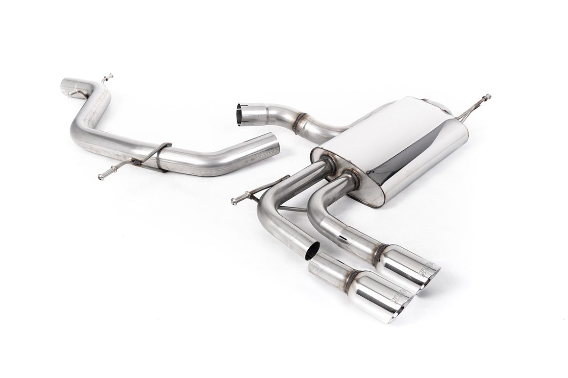 MILLTEK - Sport Exhaust System - Audi A3 5 door (2003-2012) 1 MILLTEK - Sport Exhaust System - Audi A3 5 door (2003-2012)