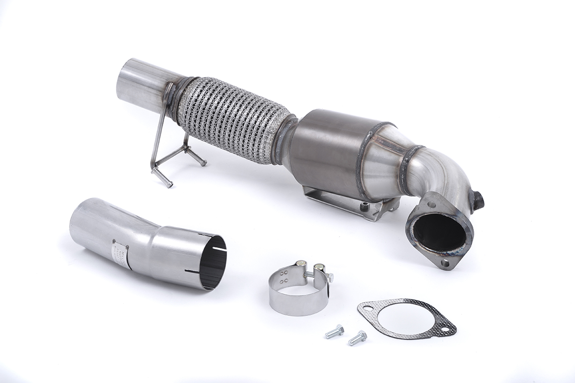 MILLTEK - Sport Downpipe & Sports Cat - Ford Focus Mk3 RS 2.3 litre (2016-2018) 1 MILLTEK - Sport Downpipe & Sports Cat - Ford Focus Mk3 RS 2.3 litre (2016-2018)