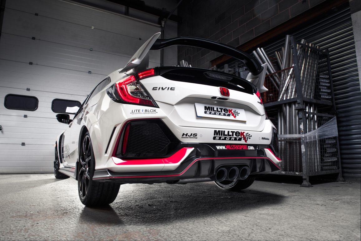 MILLTEK - Sport Exhaust System - Honda Acura Civic Type R (2017-2022) 1 MILLTEK - Sport Exhaust System - Honda Acura Civic Type R (2017-2022)