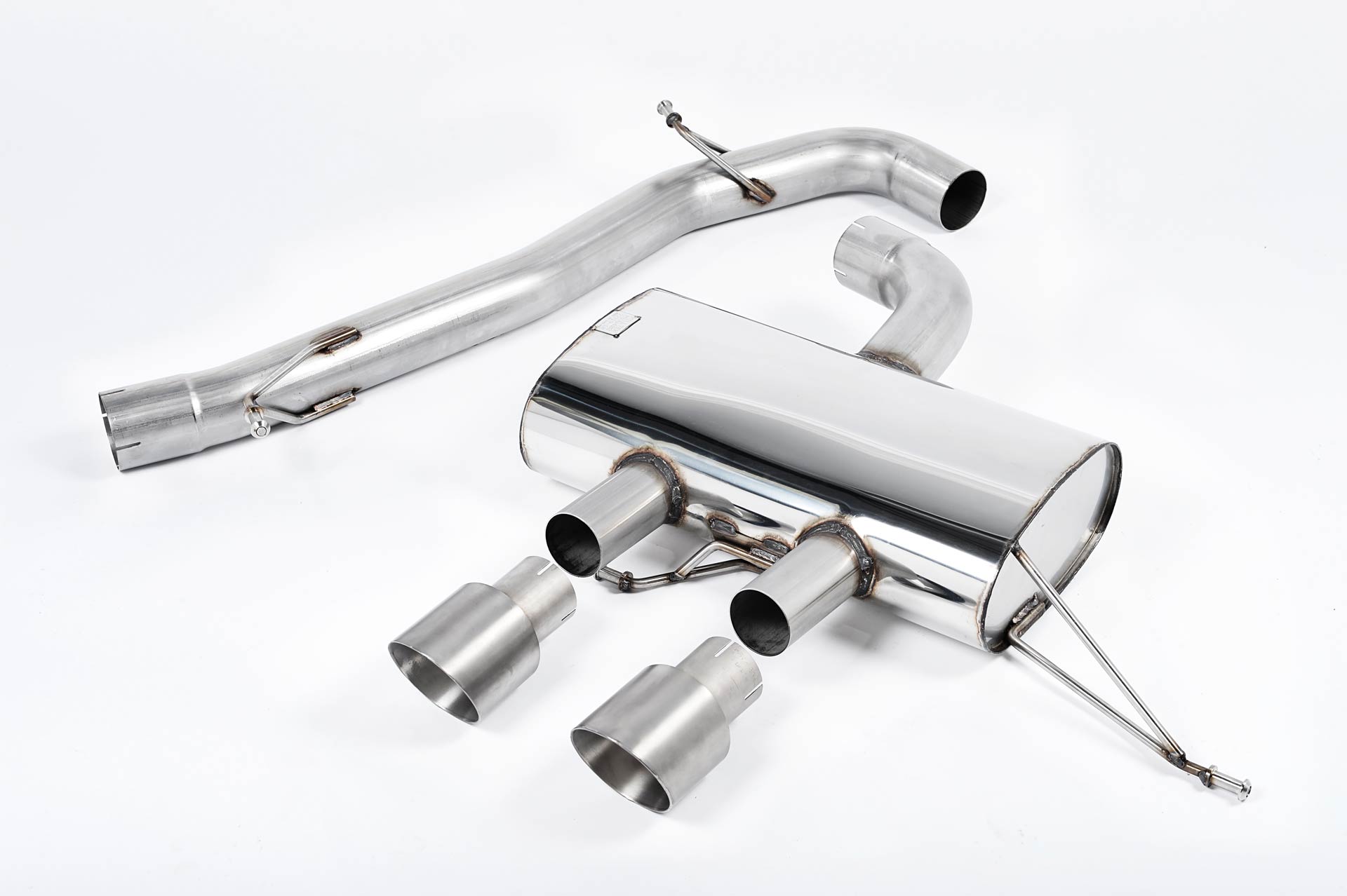 MILLTEK - Sport Exhaust System - VW Golf R Mk6 (2009-2013) 1 MILLTEK - Sport Exhaust System - VW Golf R Mk6 (2009-2013)