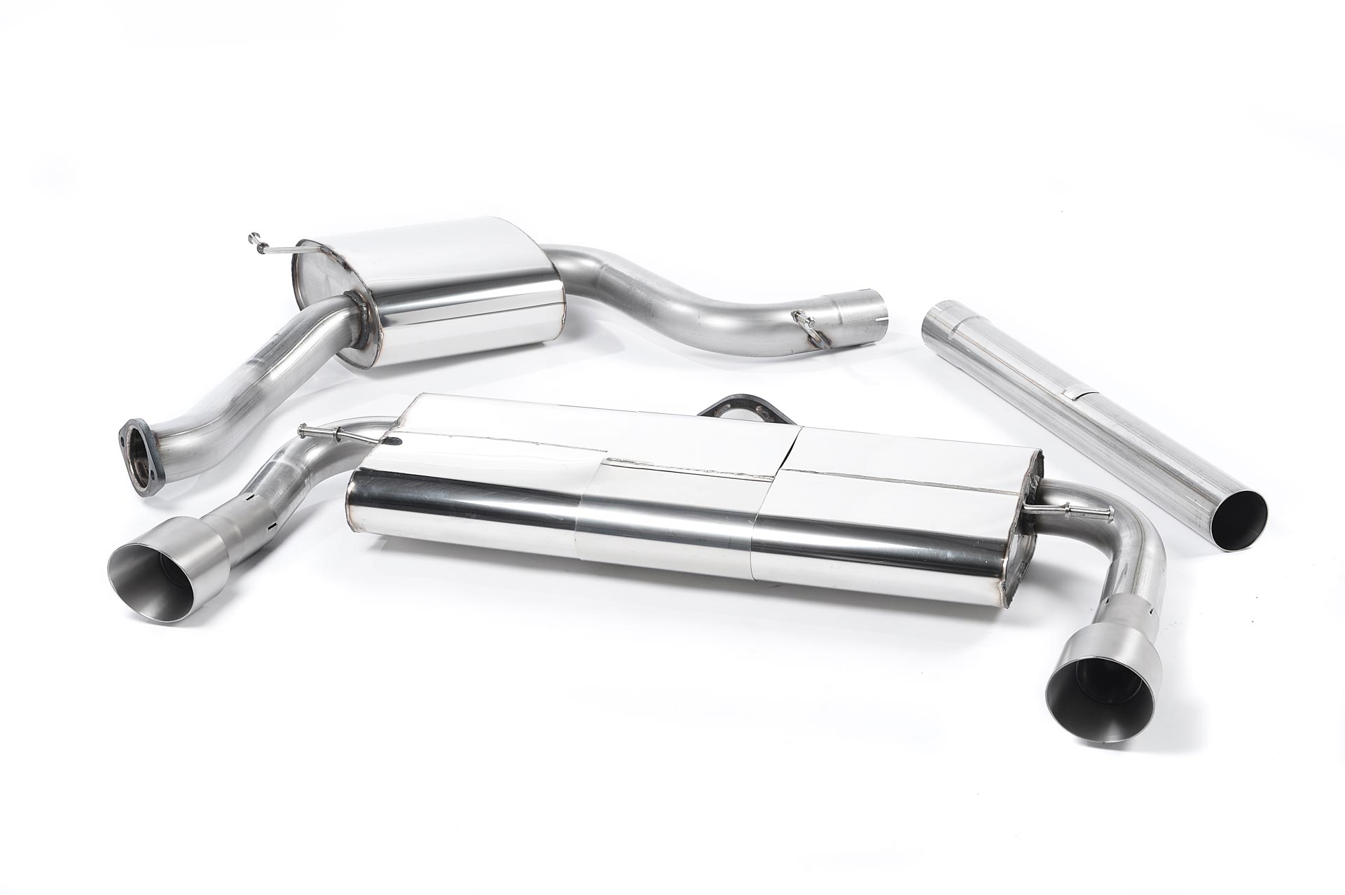 MILLTEK - Sport Exhaust System - VW Golf GTI Mk7 Resonated Cat (2013-2016) 1 MILLTEK - Sport Exhaust System - VW Golf GTI Mk7 Resonated Cat (2013-2016)
