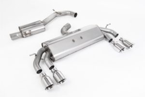 MILLTEK - Sport Exhaust System - Volkswagen Golf Mk7.5 R 76mm (2017-2021)