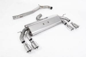 MILLTEK - Sport Exhaust System - Volkswagen Golf Mk7.5 R 76mm (2017-2021)