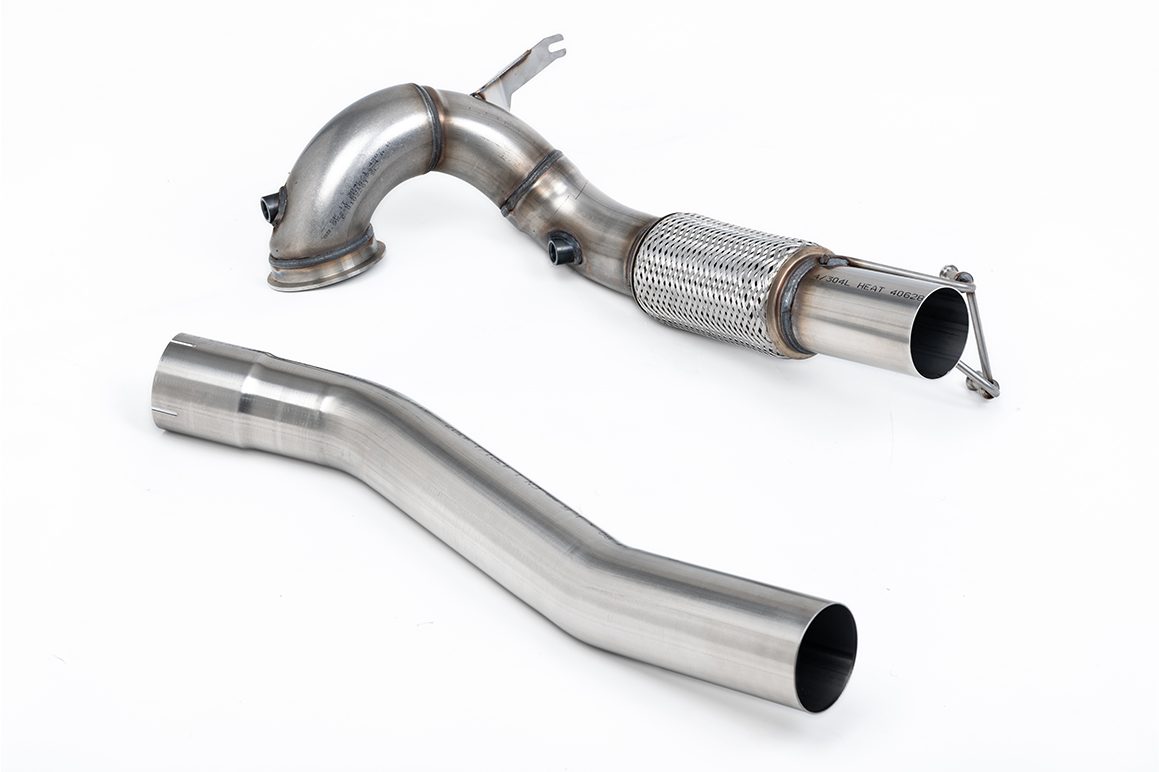 MILLTEK - Sport Downpipe & Sports Cat - VW Golf GTI Mk8 (2021-2024) 1 MILLTEK - Sport Downpipe & Sports Cat - VW Golf GTI Mk8 (2021-2024)