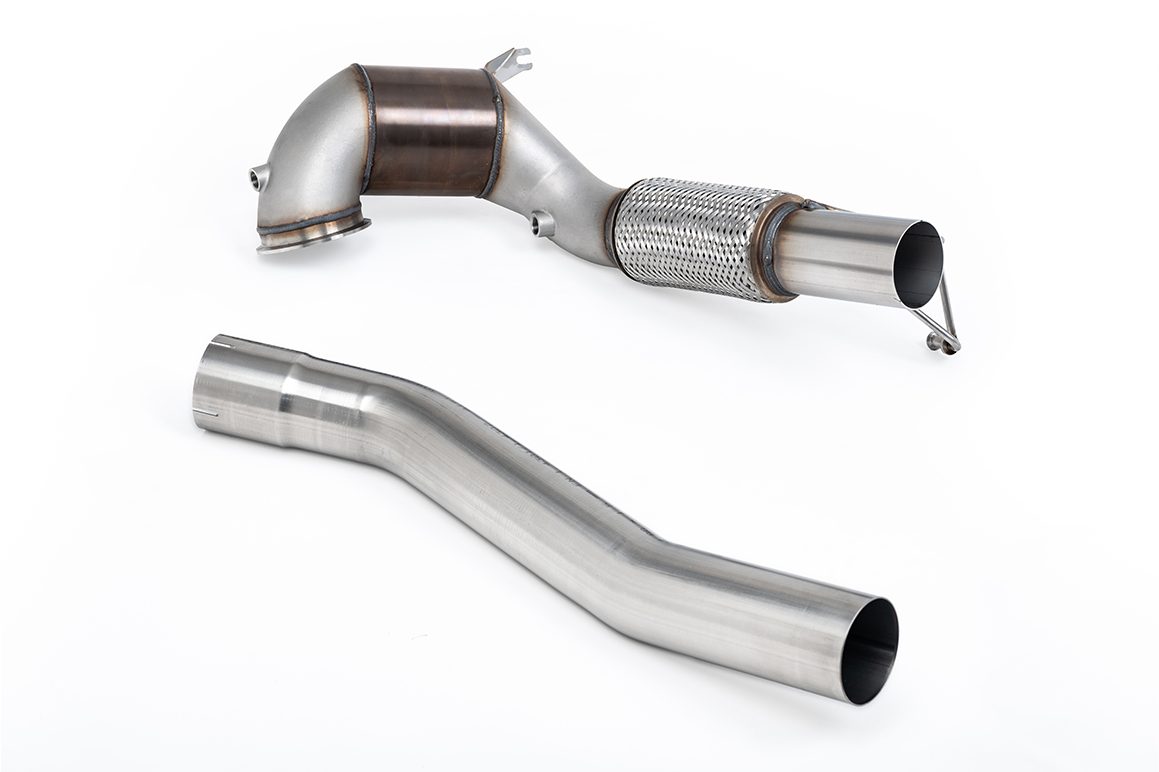 MILLTEK - Sport Downpipe & Sports Cat - VW Golf GTI Mk8 (2021-2024) 1 MILLTEK - Sport Downpipe & Sports Cat - VW Golf GTI Mk8 (2021-2024)