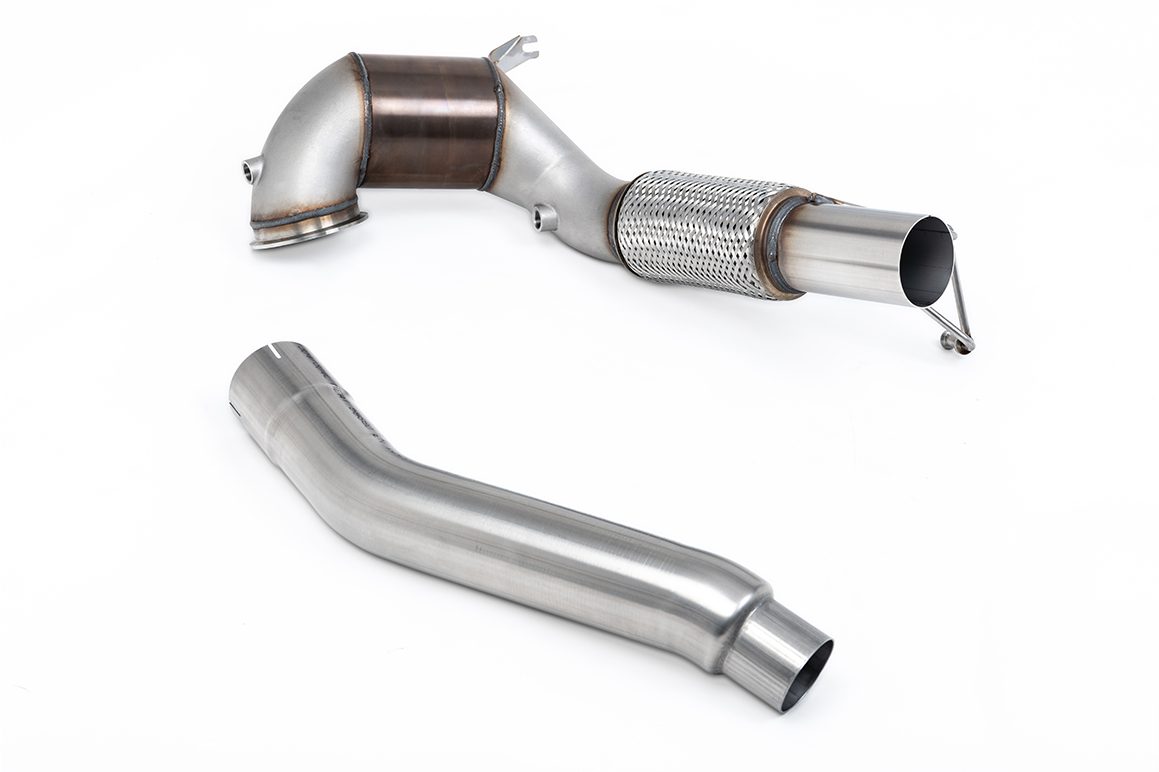 MILLTEK - Sport Downpipe & Sports Cat - VW Golf GTI Mk8 (2021-2024) 1 MILLTEK - Sport Downpipe & Sports Cat - VW Golf GTI Mk8 (2021-2024)