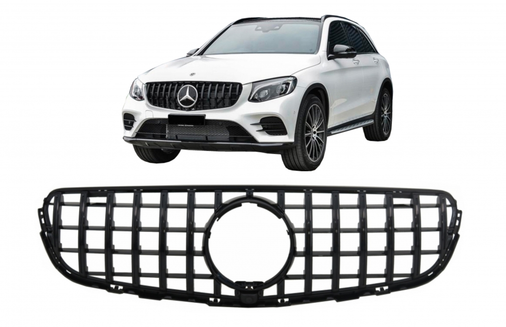 Mercedes GLC Grill - GTR Style (X253 / C253 Coupe 2015-2019) 1 Mercedes GLC Grill - GTR Style (X253 / C253 Coupe 2015-2019)