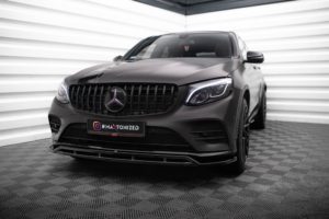 Maxton Design Mercedes GLC Coupe Front Splitter - Gloss (AMG-Line C253 2016-2019)