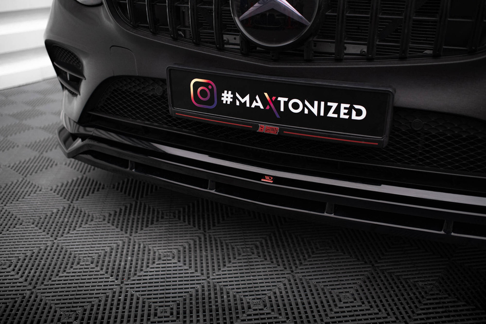 Maxton Design Mercedes GLC Coupe Front Splitter - Gloss (AMG-Line C253 2016-2019) 3 Maxton Design Mercedes GLC Coupe Front Splitter - Gloss (AMG-Line C253 2016-2019) - Image 3