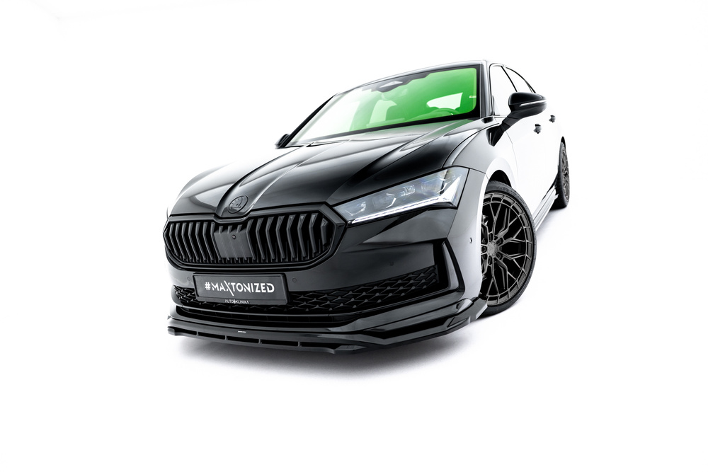Maxton Design Skoda Superb Front Lip - Gloss v1 (Mk4 Sportline 2024+) 1 Maxton Design Skoda Superb Front Lip - Gloss v1 (Mk4 Sportline 2024+)