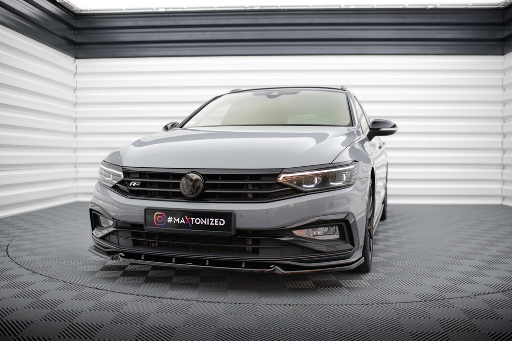 Maxton Design VW Passat R-Line Front Lip V1 - Gloss (Mk8.5 2019-2023) 1 Maxton Design VW Passat R-Line Front Lip V1 - Gloss (Mk8.5 2019-2023)