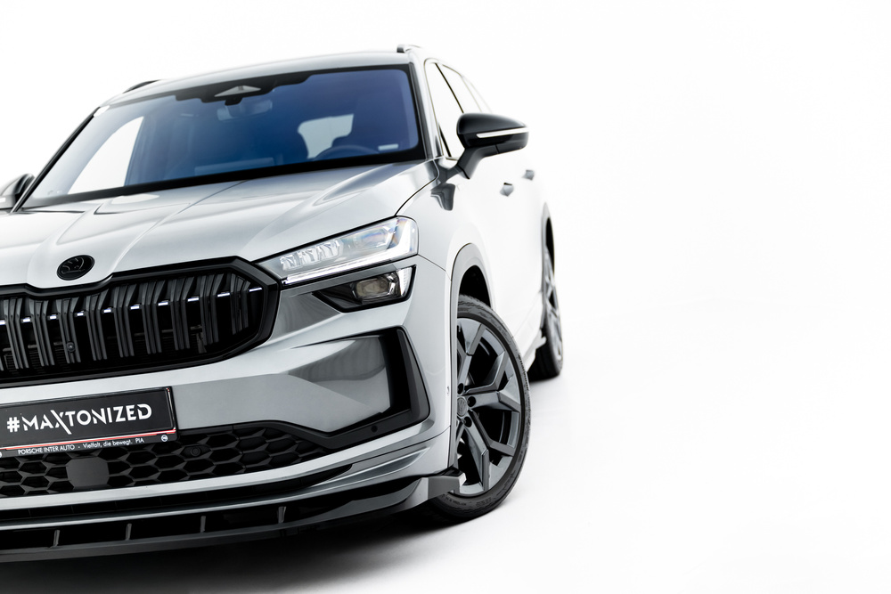 Maxton Skoda Kodiaq Sportline Front Lip - v2 - Gloss (Mk2 2024+) 6 Maxton Skoda Kodiaq Sportline Front Lip - v2 - Gloss (Mk2 2024+) - Image 6