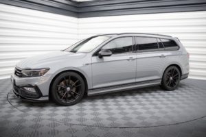 Maxton Design VW Passat R-Line Side Skirt Extensions - Gloss (Mk8 2019-2023)