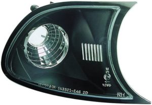 BMW E46 Coupe Front Indicators - Black (1998-2001)