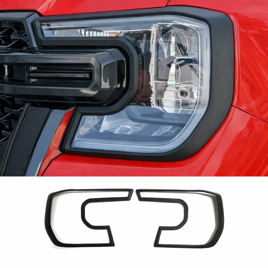 Ford Ranger Headlight Covers - T9 2023+ ( Wildtrak / Raptor ) 1 Ford Ranger Headlight Covers - T9 2023+ ( Wildtrak / Raptor )