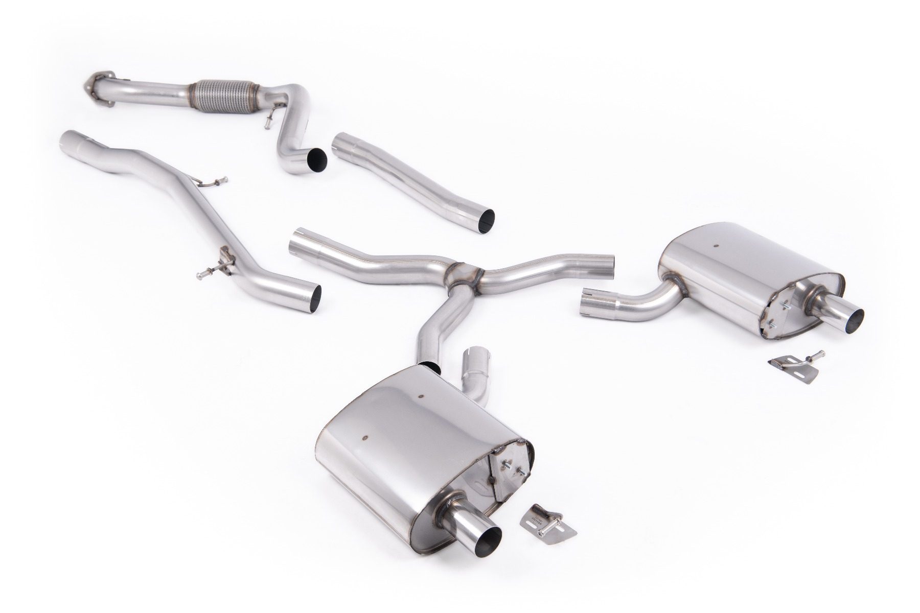 MILLTEK - Sport Exhaust System - Audi A4 B9.5 and Later (2021) 1 MILLTEK - Sport Exhaust System - Audi A4 B9.5 and Later (2021)