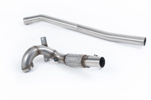 MILLTEK - Sport Downpipe & Sports Cat - VW Golf R Mk7) (2014-2016)