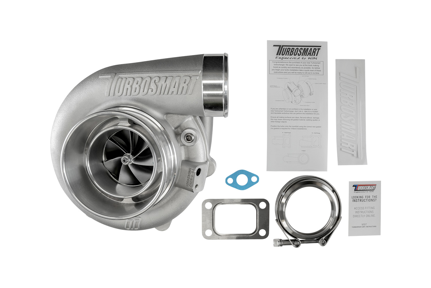 turbosmart TS-1 Turbocharger 6262 T3 1.10AR Externally Wastegated 6 turbosmart TS-1 Turbocharger 6262 T3 1.10AR Externally Wastegated - Image 6