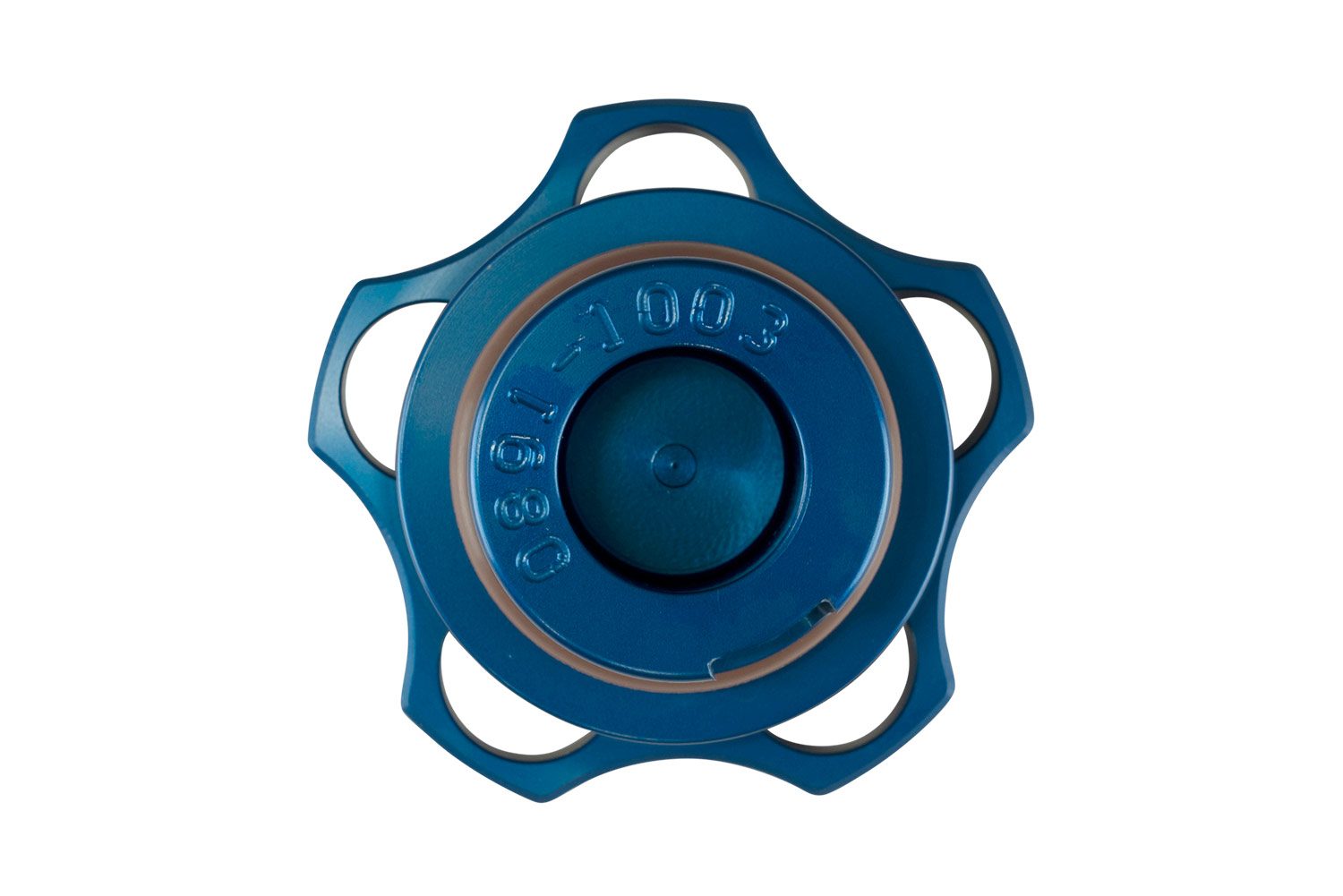 turbosmart Oil Cap - Notch - LS - Blue 3 turbosmart Oil Cap - Notch - LS - Blue - Image 3