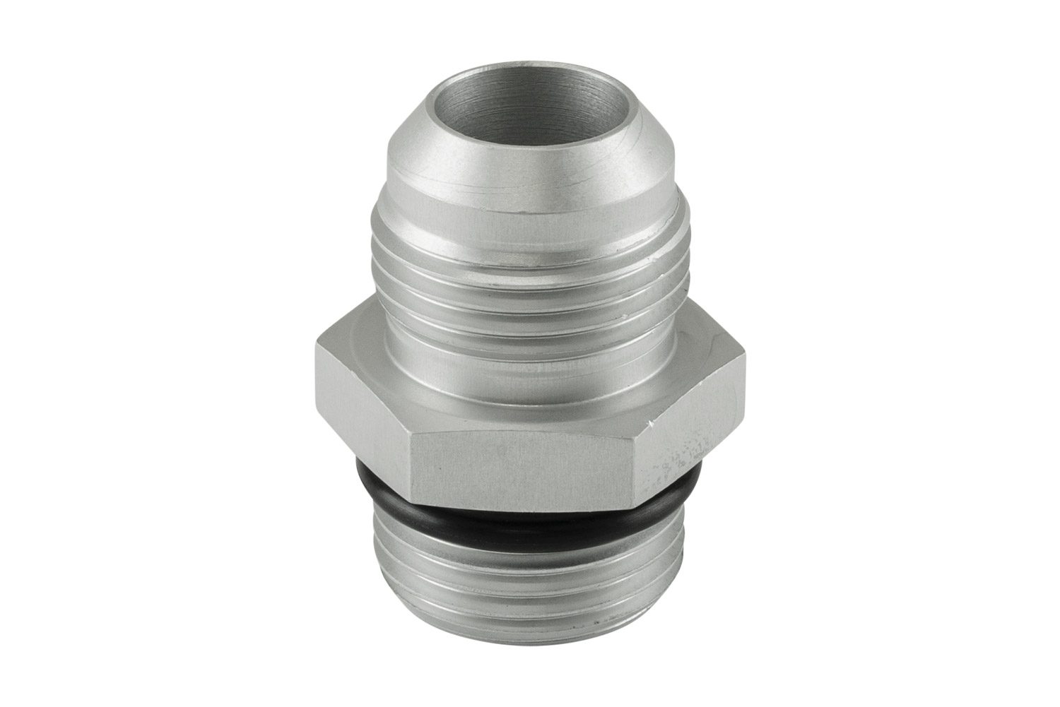 turbosmart Fitting -12 AN Flare to -12 AN ORB Male Straight - Silver 1 turbosmart Fitting -12 AN Flare to -12 AN ORB Male Straight - Silver