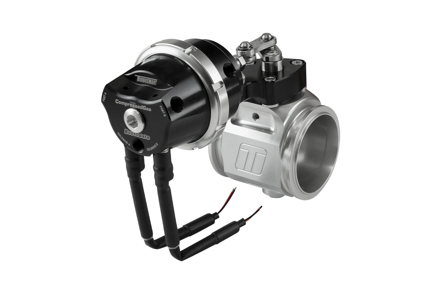 turbosmart PBG50CG Boostgate Compressed Gas (Solenoid) 7PSI Black 1 turbosmart PBG50CG Boostgate Compressed Gas (Solenoid) 7PSI Black