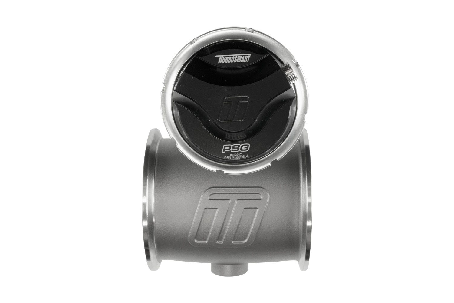 turbosmart PSG76 Pneumatic Straight Gate 6psi Black 2 turbosmart PSG76 Pneumatic Straight Gate 6psi Black - Image 2