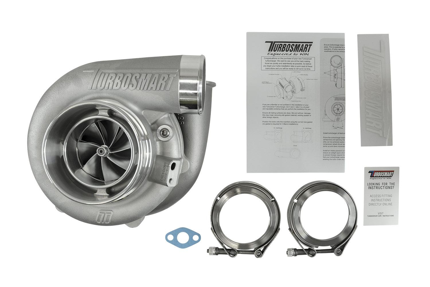 turbosmart TS-1 Turbocharger 7170 (Kompact) V-Band 0.96AR Externally Wastegated 6 turbosmart TS-1 Turbocharger 7170 (Kompact) V-Band 0.96AR Externally Wastegated - Image 6