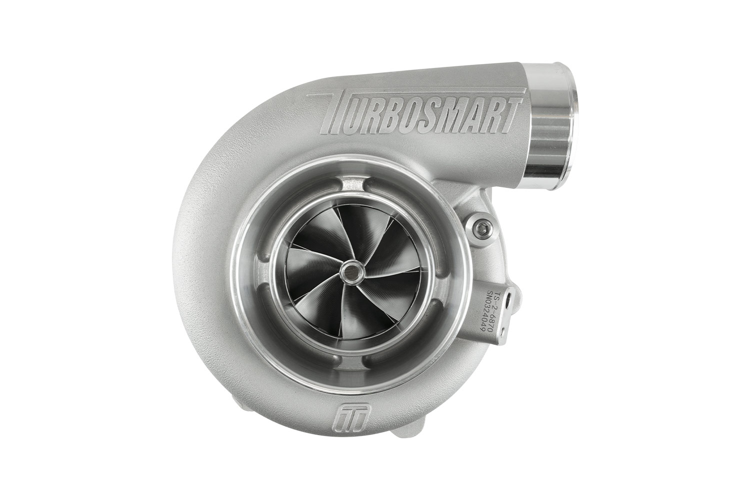 turbosmart TS-2 Turbocharger (Water Cooled) 6870 (Kompact) V-Band 1.07AR Externally Wastegated 2 turbosmart TS-2 Turbocharger (Water Cooled) 6870 (Kompact) V-Band 1.07AR Externally Wastegated - Image 2