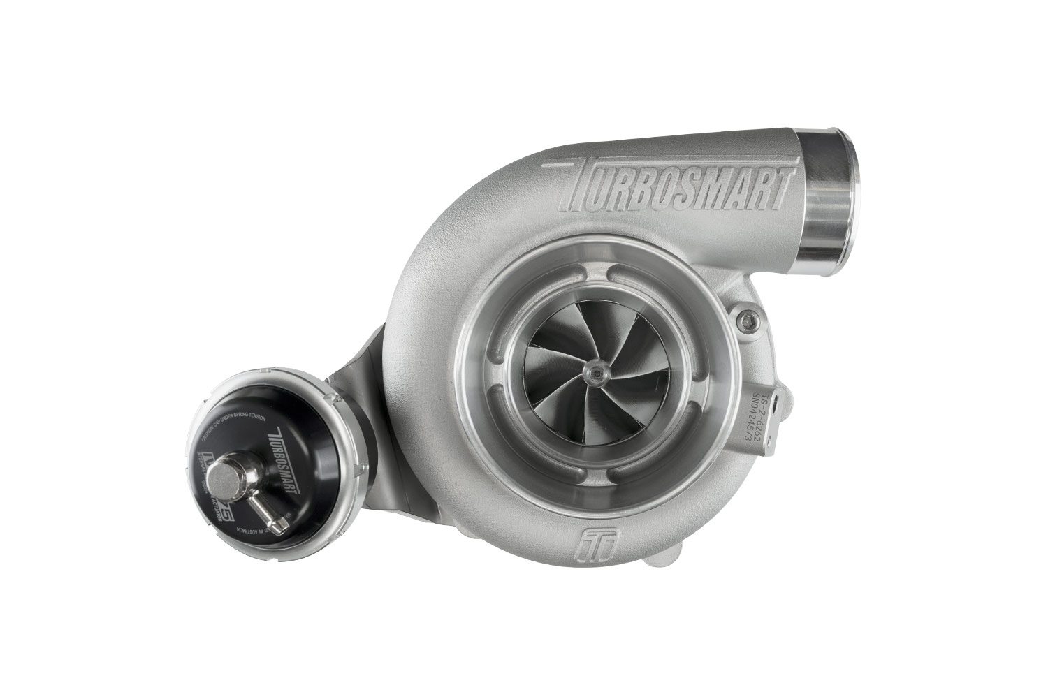 turbosmart TS-2 Turbocharger (Water Cooled) 6262 V-Band 0.82AR Internally Wastegated 2 turbosmart TS-2 Turbocharger (Water Cooled) 6262 V-Band 0.82AR Internally Wastegated - Image 2