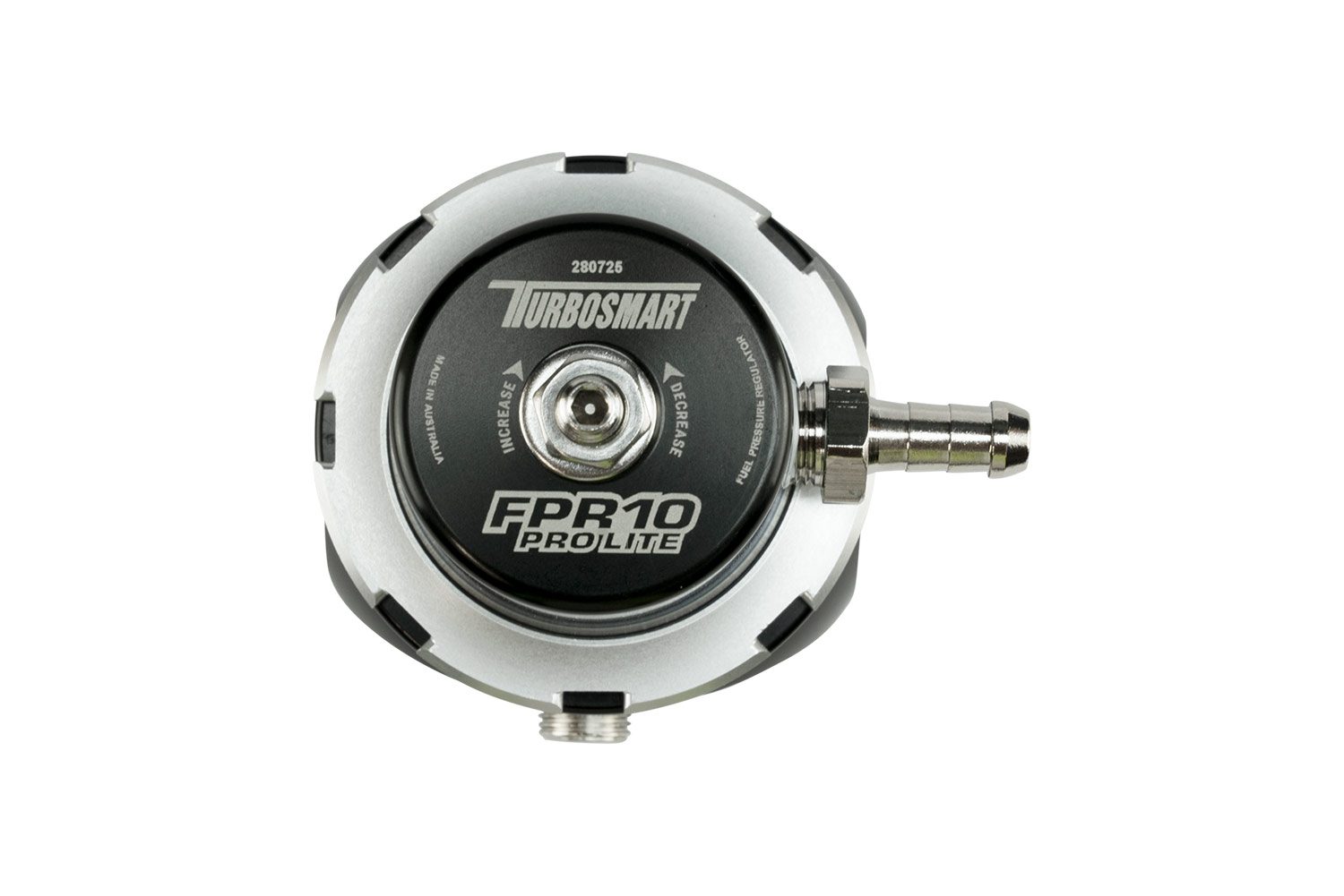 turbosmart FPR10 Pro-Lite Black - Fuel Pressure Regulator 4 turbosmart FPR10 Pro-Lite Black - Fuel Pressure Regulator - Image 4