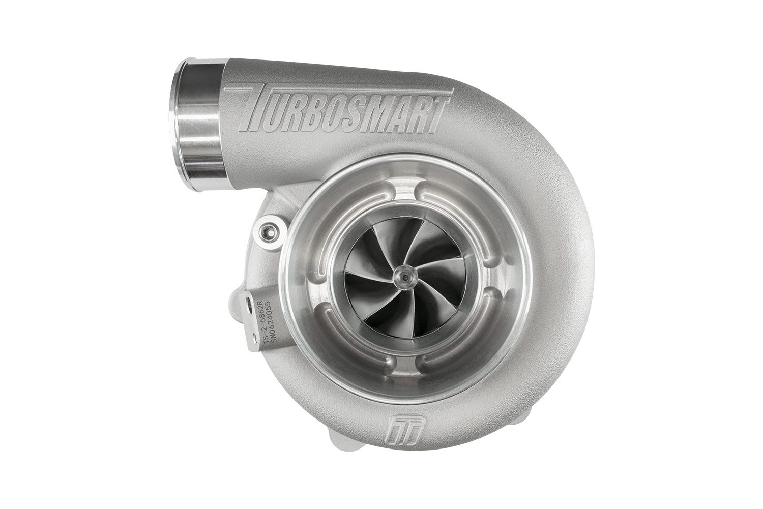 turbosmart TS-2 Turbocharger (Water Cooled) 5862 V-Band Reverse Rotation 0.82AR Externally Wastegated 2 turbosmart TS-2 Turbocharger (Water Cooled) 5862 V-Band Reverse Rotation 0.82AR Externally Wastegated - Image 2