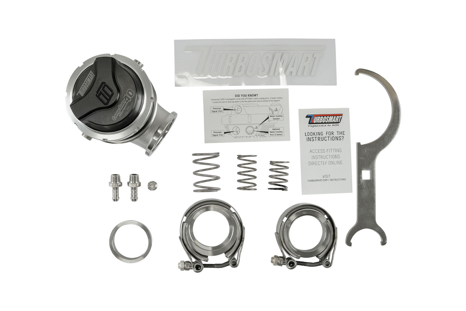 turbosmart GenV WG40M CompGate40 Motorsport 14psi Black 6 turbosmart GenV WG40M CompGate40 Motorsport 14psi Black - Image 6
