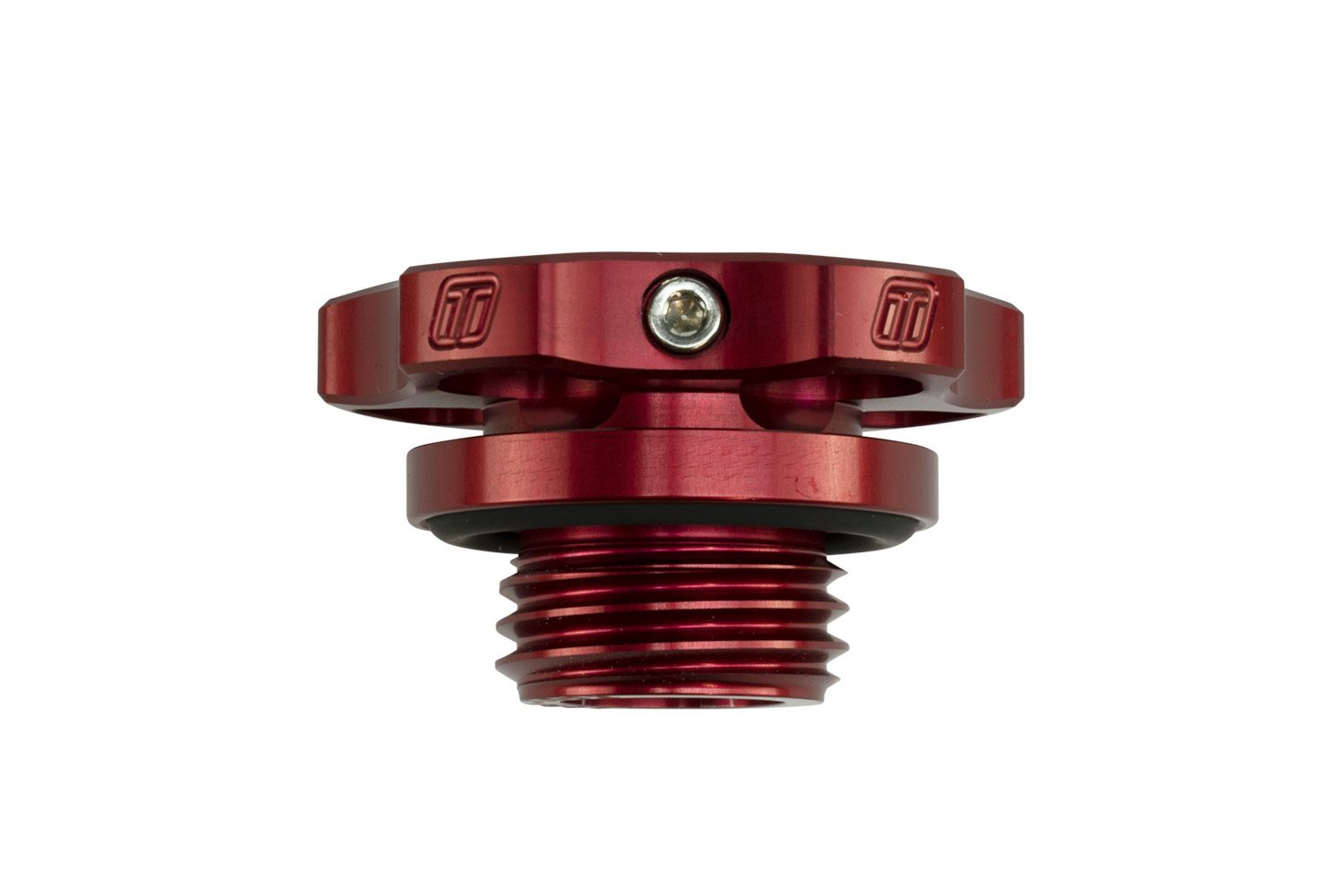 turbosmart Oil Cap - M32x3.5 - Nissan - Red 2 turbosmart Oil Cap - M32x3.5 - Nissan - Red - Image 2