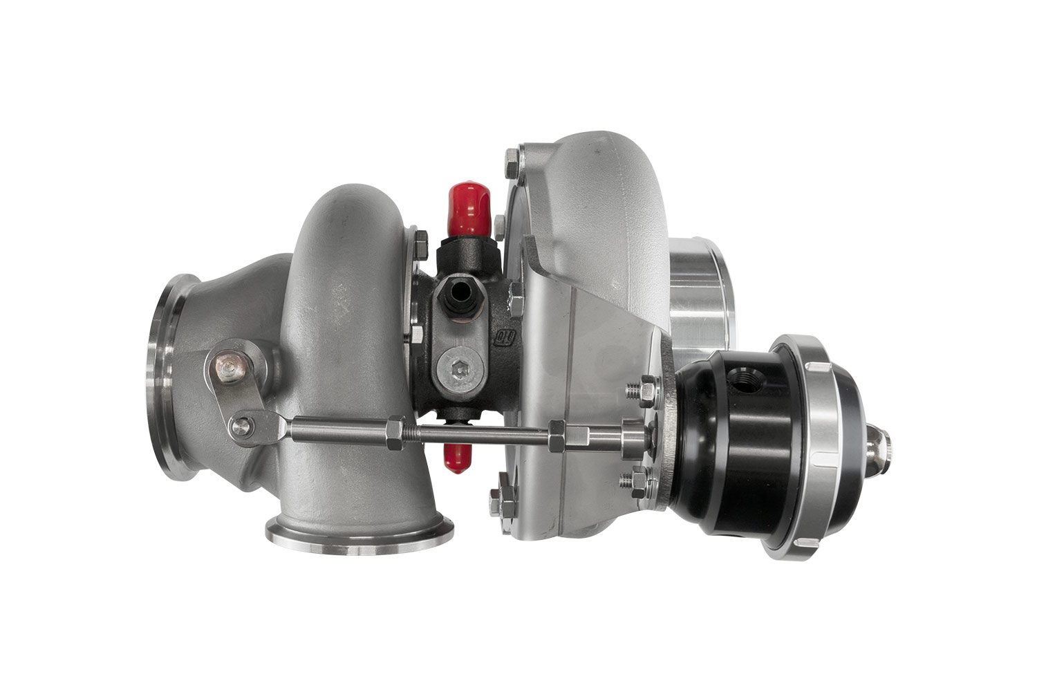 turbosmart TS-2 Turbocharger (Water Cooled) 6262 V-Band 0.82AR Internally Wastegated 4 turbosmart TS-2 Turbocharger (Water Cooled) 6262 V-Band 0.82AR Internally Wastegated - Image 4