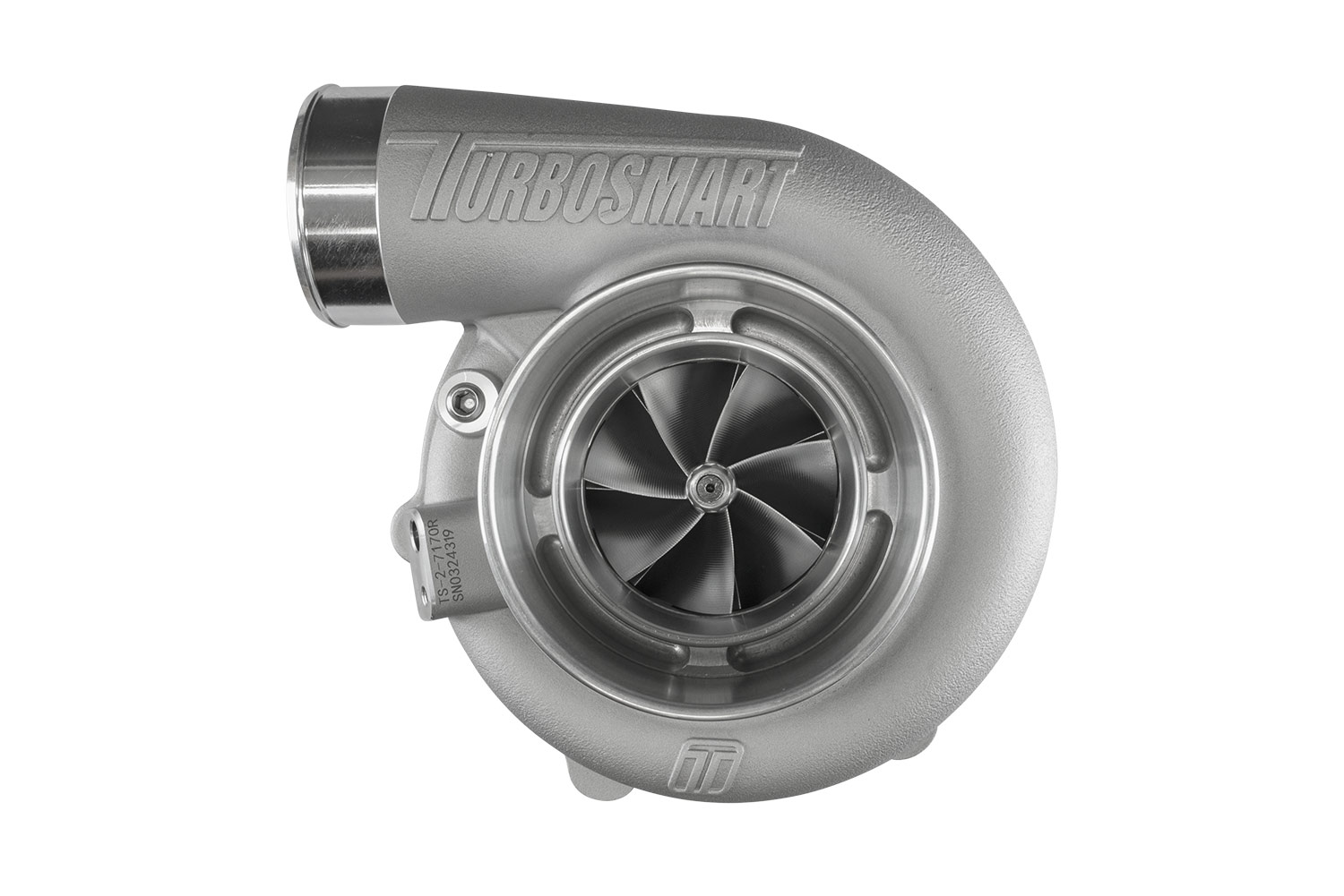 turbosmart TS-2 Turbocharger (Water Cooled) 6870 (Kompact) V-Band Reverse Rotation 0.96AR Externally Wastegated 2 turbosmart TS-2 Turbocharger (Water Cooled) 6870 (Kompact) V-Band Reverse Rotation 0.96AR Externally Wastegated - Image 2