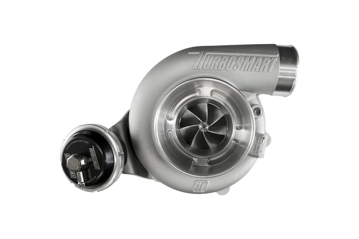 turbosmart TS-2 Turbocharger (Water Cooled) 5862 V-Band 0.82AR Internally Wastegated (14psi) 2 turbosmart TS-2 Turbocharger (Water Cooled) 5862 V-Band 0.82AR Internally Wastegated (14psi) - Image 2