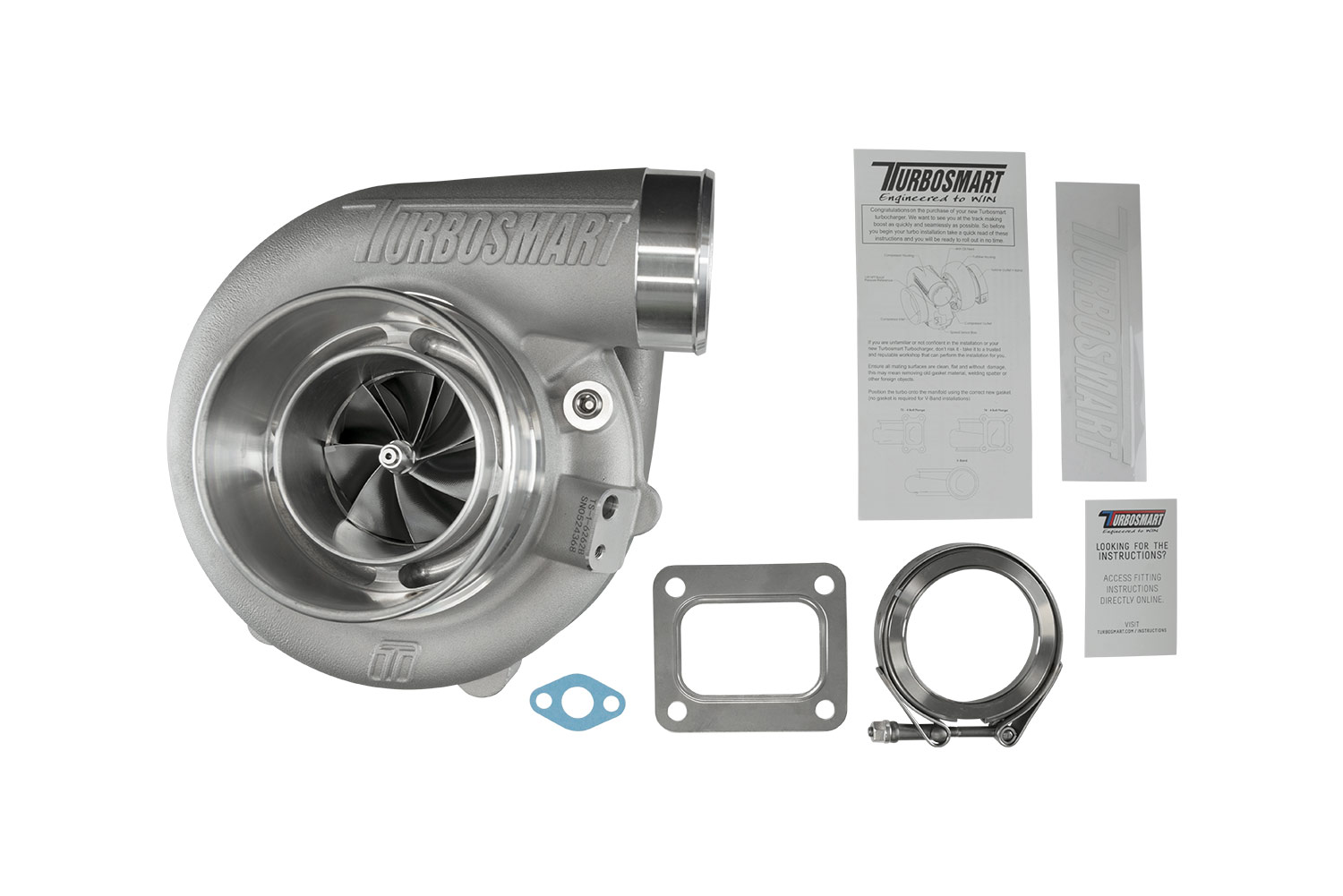 turbosmart TS-1 Turbocharger 6262 T4 0.82AR Externally Wastegated 6 turbosmart TS-1 Turbocharger 6262 T4 0.82AR Externally Wastegated - Image 6