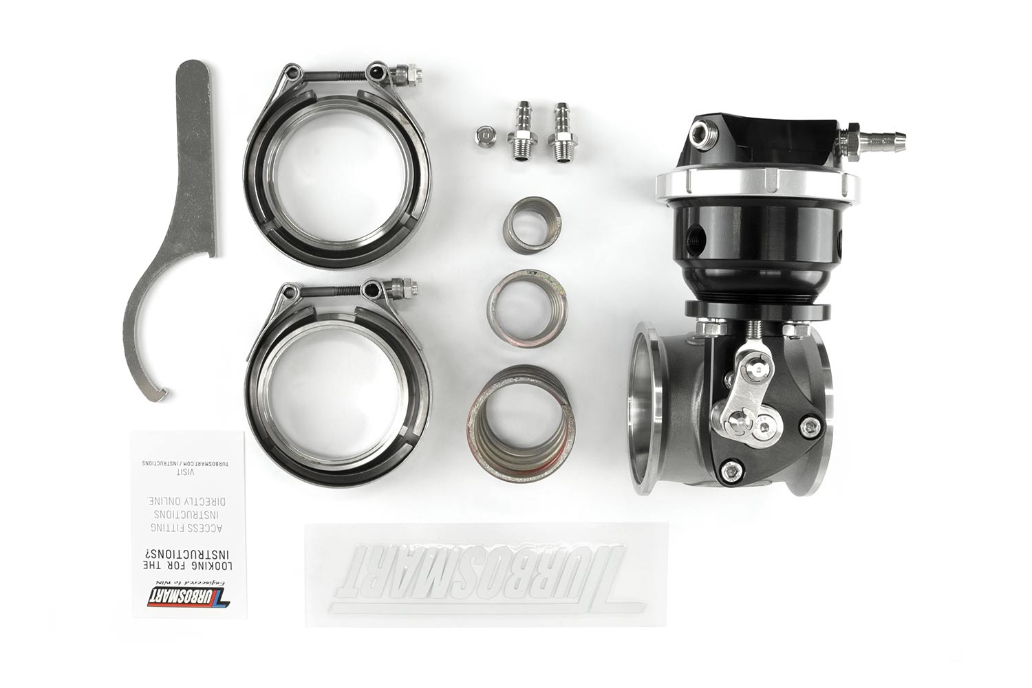 turbosmart PSG50 Pneumatic Straight Gate 6psi Black 6 turbosmart PSG50 Pneumatic Straight Gate 6psi Black - Image 6