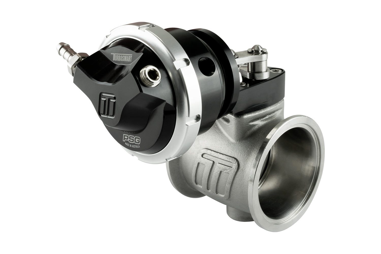 turbosmart PSG50 Pneumatic Straight Gate 6psi Black 1 turbosmart PSG50 Pneumatic Straight Gate 6psi Black