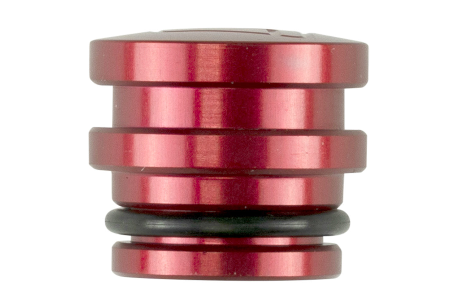 turbosmart Oil Cap - Blank - Red 2 turbosmart Oil Cap - Blank - Red - Image 2