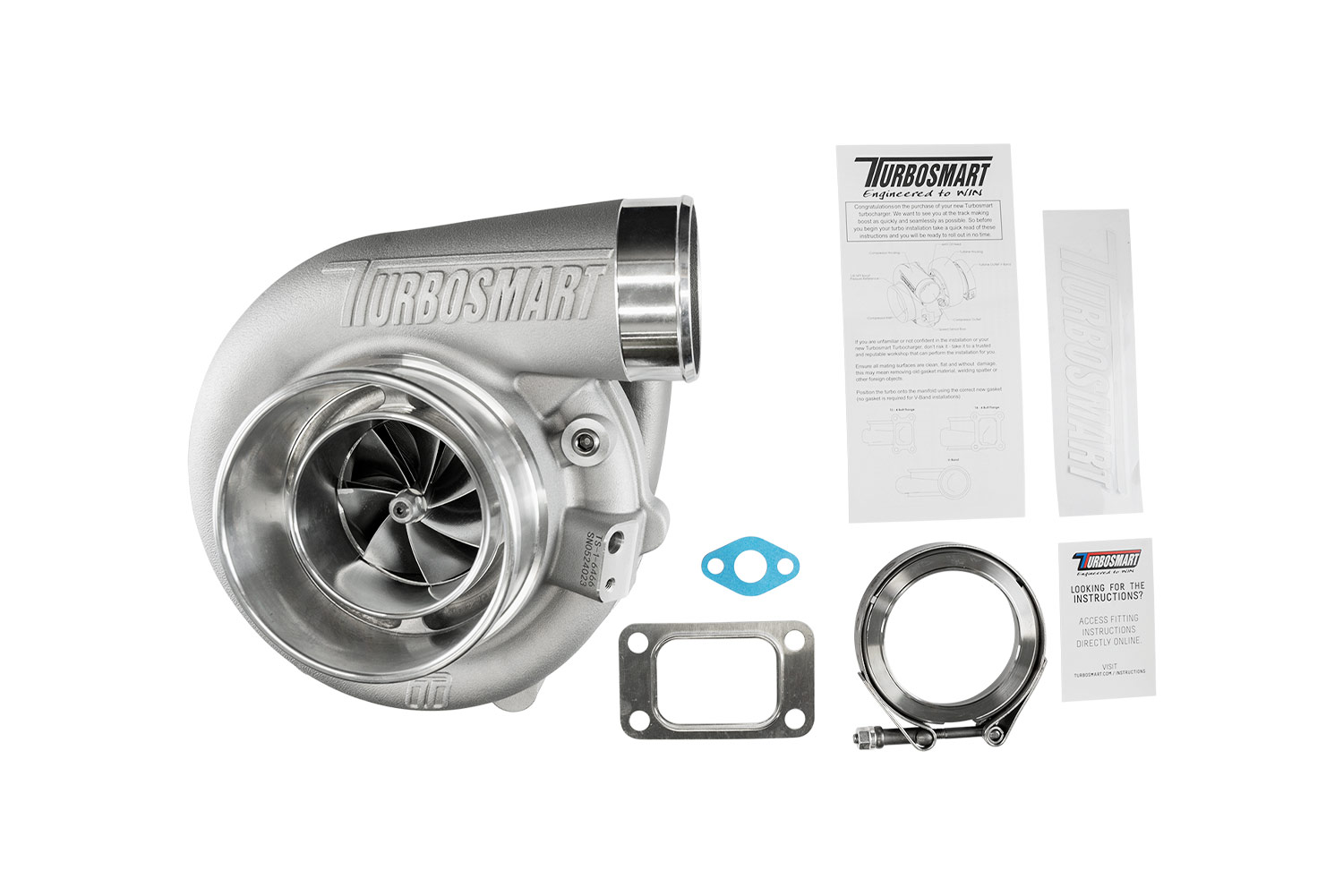 turbosmart TS-1 Turbocharger 6466 T3 0.63AR Externally Wastegated 6 turbosmart TS-1 Turbocharger 6466 T3 0.63AR Externally Wastegated - Image 6