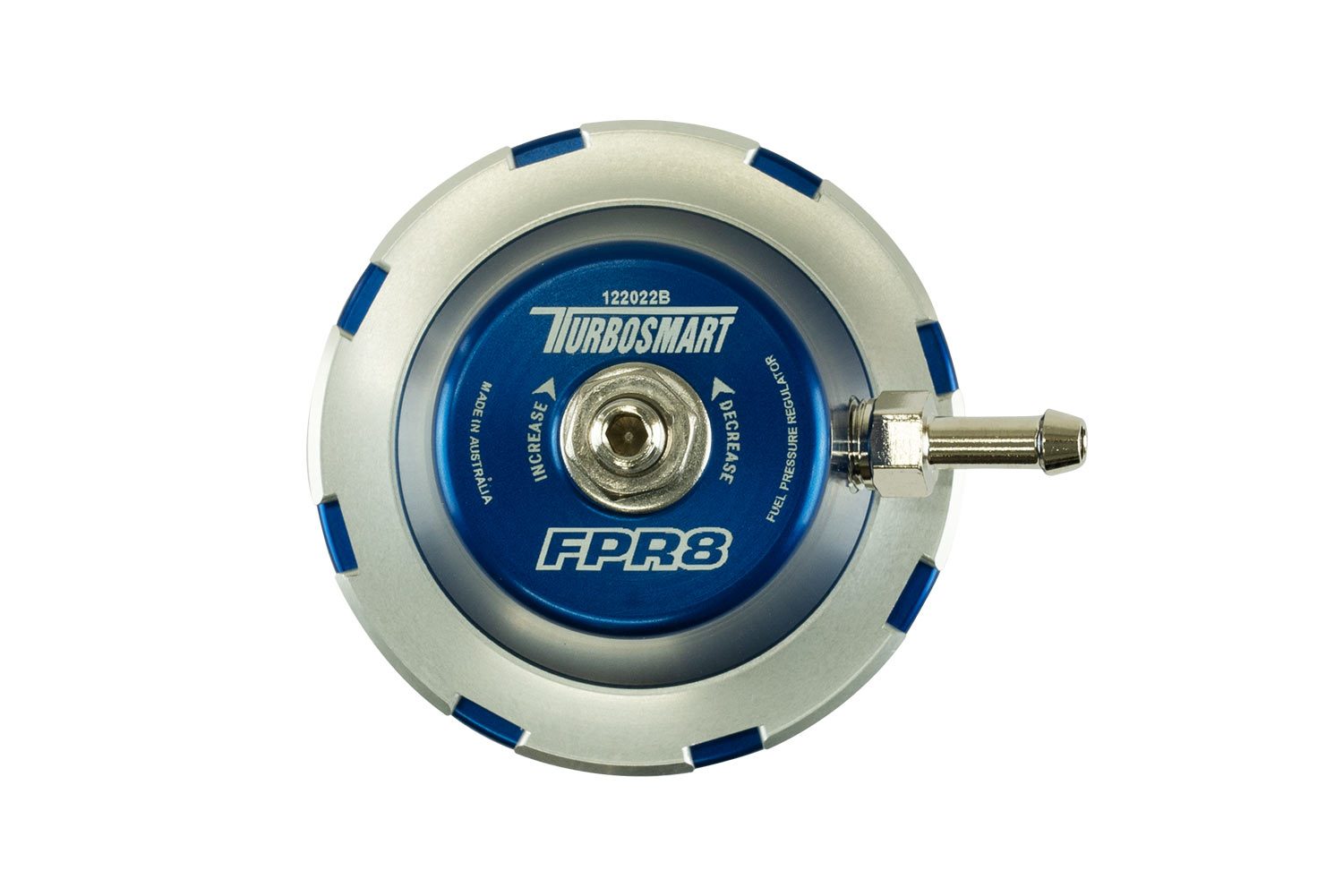 turbosmart FPR8 - Fuel Pressure Regulator - Blue 4 turbosmart FPR8 - Fuel Pressure Regulator - Blue - Image 4