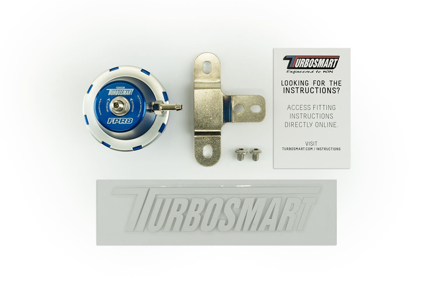 turbosmart FPR8 - Fuel Pressure Regulator - Blue 6 turbosmart FPR8 - Fuel Pressure Regulator - Blue - Image 6
